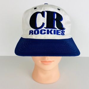 Vintage Colorado Rockies Hat Adjustable Snapback